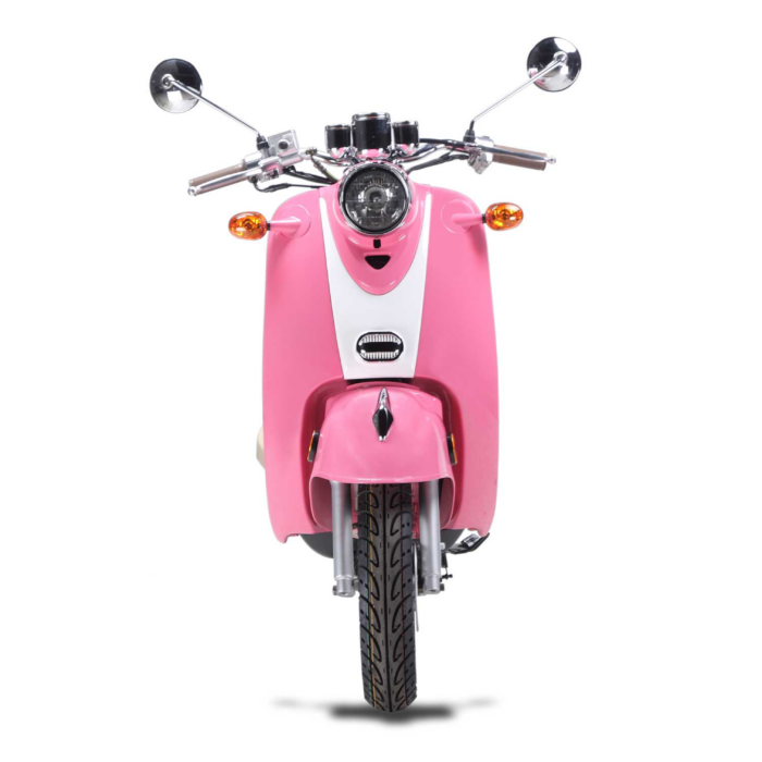 pink honda scooter