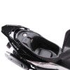 A close up of the side of a motorcycle