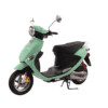A scooter is shown in this picture.
