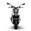 A close up of the front end of a motorcycle